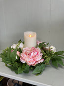 12" Peony Mix Candle Ring
