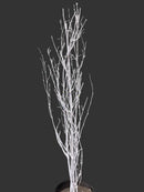 36" White Glitter Twig Bundle