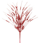18" Red Glitter Spray