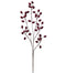 30" Dark Burgundy Oval Berry Spray