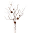 30" Brown Twig Cone Spray