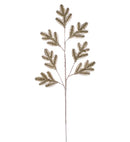 Pewter Glitter Pine Spray
