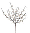 15" White Berry Twig Pick