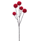 24" Red Berry Ball Spray