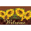 "September Sunflower" Floor Mat