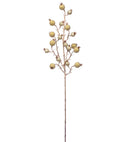 29" Gold Iced Berry Spray