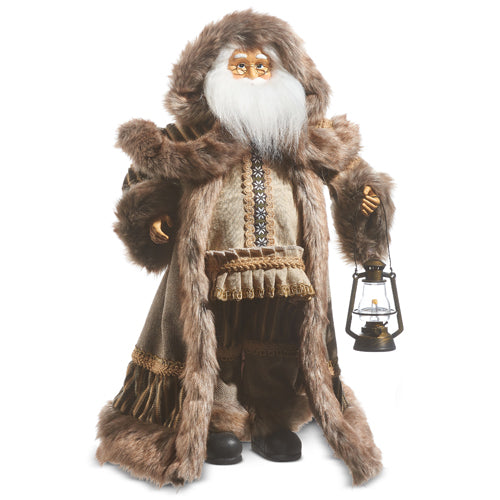 18" Woodland Santa with Lantern