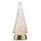 12" Lighted Tree with Gold Swirling Glitter