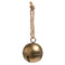 7.75" Antique Gold Jingle Bell Ornament