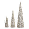 16-36" Lighted Rattan Cone Trees