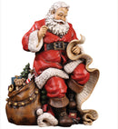 16.75" Santa Holding List Figurine