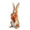 6" Bunny with Carrots Figurine