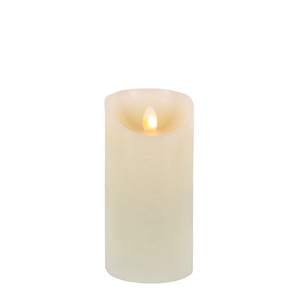 3" x 6"H Aurora Flame LED Pillar Candle