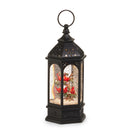9" Cardinal Lighted Snow Globe Lantern