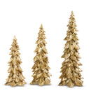 11.5-17.5" Gold Christmas Trees