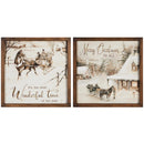 19" Wonderful Time Wall Art