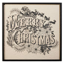 22" Vintage Merry Christmas Wall Art