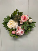 12" Peony Mix Candle Ring