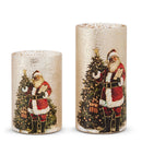 8" Checking It Twice Decorative Containers