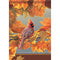 "Autumn Cardinal" Durasoft™ Foil Garden Flag