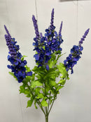 22" Mini Delphinium Bush