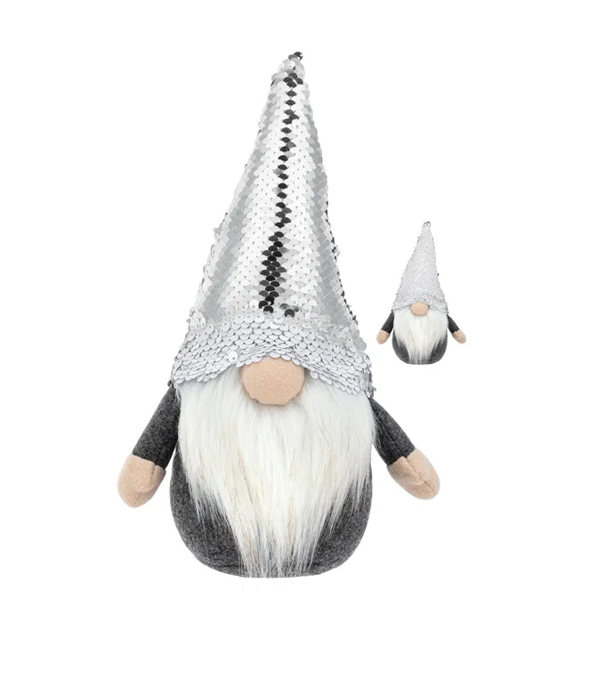 9.5" Small Silver Hat Gnome