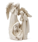 14" Guardian Angel with Holy Family