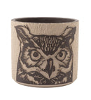 5.75" Horned Owl Face Planter