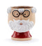Santa with Glasses Planter