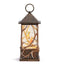 11.25" LED Cardinal/Holly Lantern