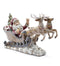 Santa Sleigh with Reindeer Figurine