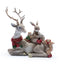 Lying Deer with Forest Animals Figurine