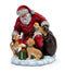 Santa with Puppies Figurine