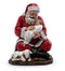 Santa Holding Baby Jesus Figurine