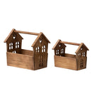 Deer House Shaped Planters