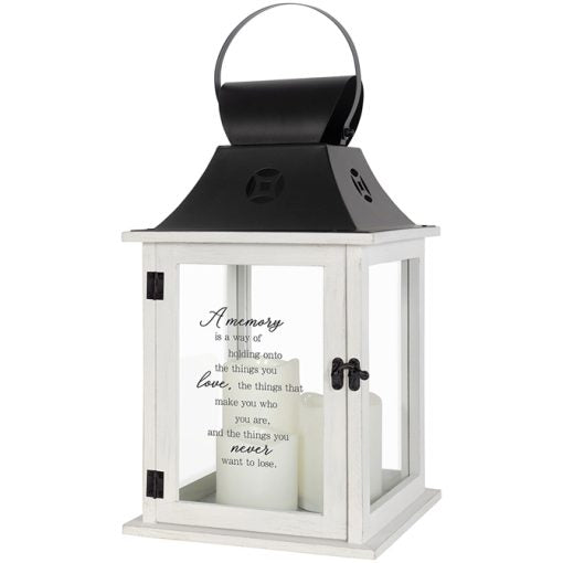 "A Memory" Pillar Candles Lantern