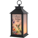 "Beautiful Life" Frosted Sympathy Lantern