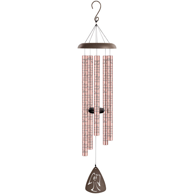 44" 'Always Near' Rose Gold Wind Chime