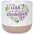 "Home is Where the Houseplants Are" Ceramic Planter