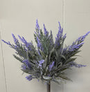 9" Lavender Grass Faux Bush