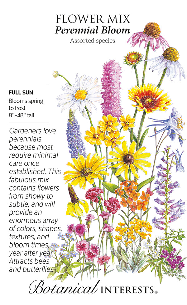 Flower Mix - 'Perennial Bloom' Seeds