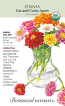 Zinnia - 'Cut and Come Again' Seeds