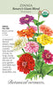 Zinnia - 'Benary's Giant Blend' Seeds Organic
