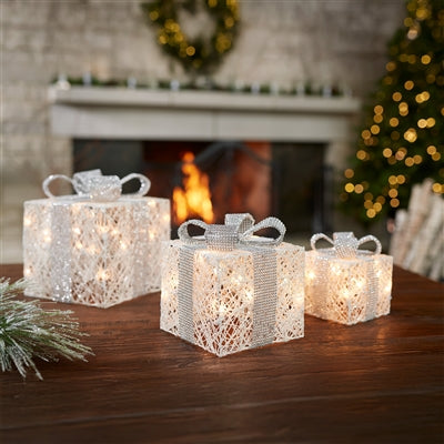 7-11" Jewel Ribbon LED Gift Package