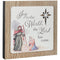 "Joy To The World" Holiday Wood Sitter