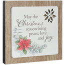 "Peace Love & Joy" Holiday Wood Sitter