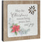 "Peace Love & Joy" Holiday Wood Sitter