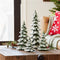6.5-18" Snow Tint Glitter Resin Tree