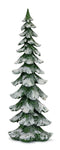 26" Snow Tint Glitter Resin Tree