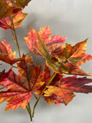 30" Autumn Maple Leaf Spray